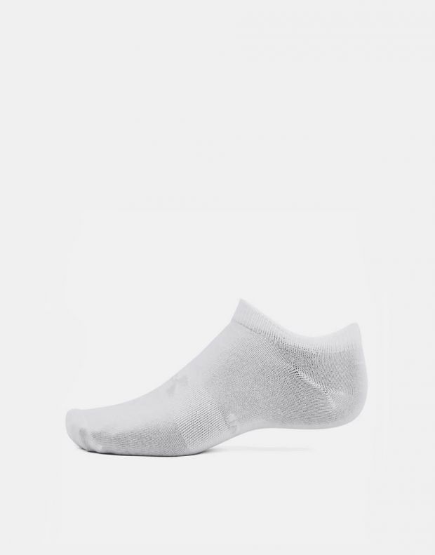 UNDER ARMOUR 6-Packs Essential No Show Socks White - 1370542-100 - 4