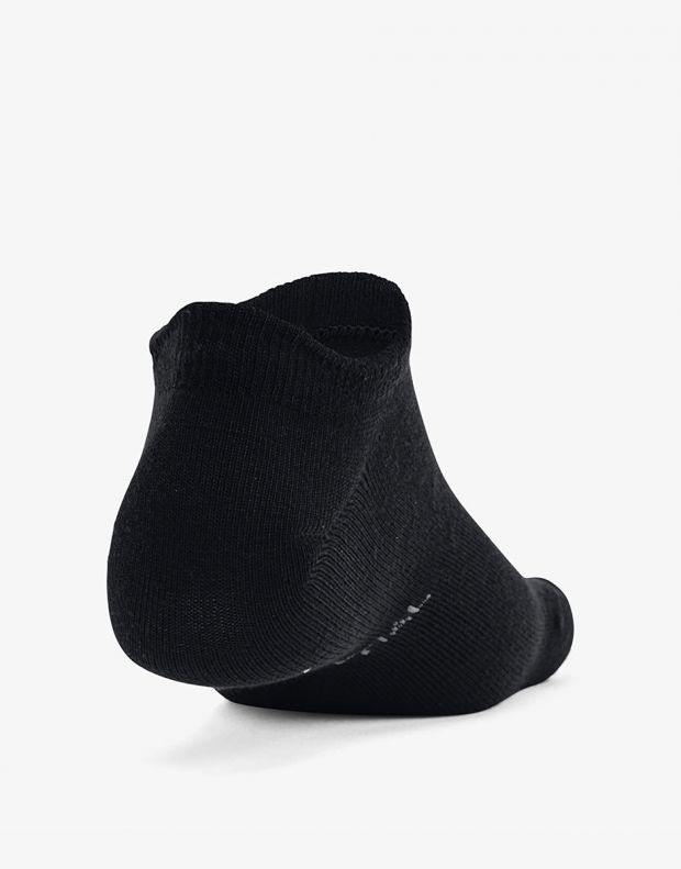 UNDER ARMOUR 6-Packs Essential No Show Socks Black - 1370542-001 - 2