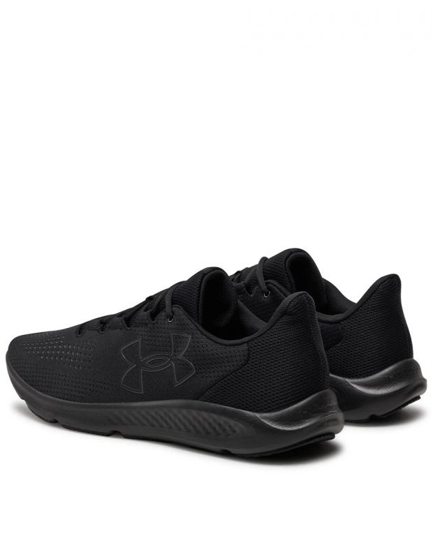 UNDER ARMOUR Charged Pursuit 3 Big Logo Running Shoes Black - 3026518-002 - 4
