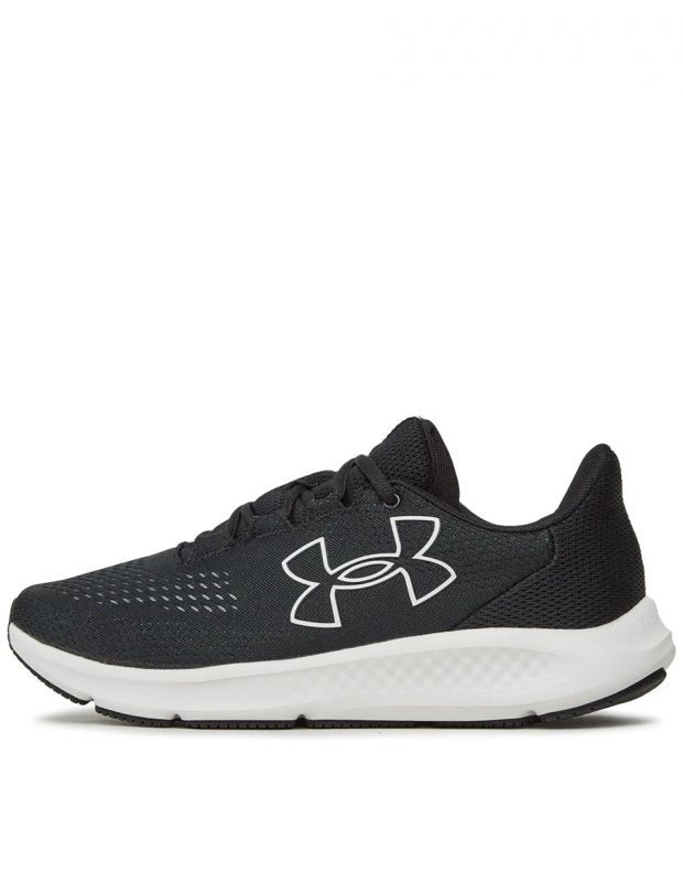 UNDER ARMOUR Charged Pursuit 3 Big Logo Running Shoes Black/White - 3026518-001 - 1
