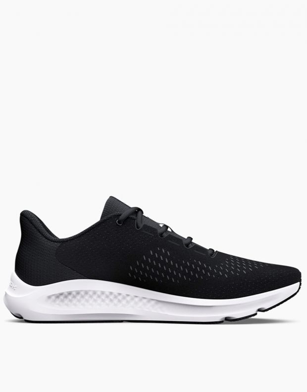 UNDER ARMOUR Charged Pursuit 3 Big Logo Running Shoes Black/White - 3026518-001 - 2