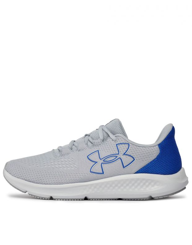 UNDER ARMOUR Charged Pursuit 3 Big Logo Running Shoes Grey/Blue - 3026518-102 - 1
