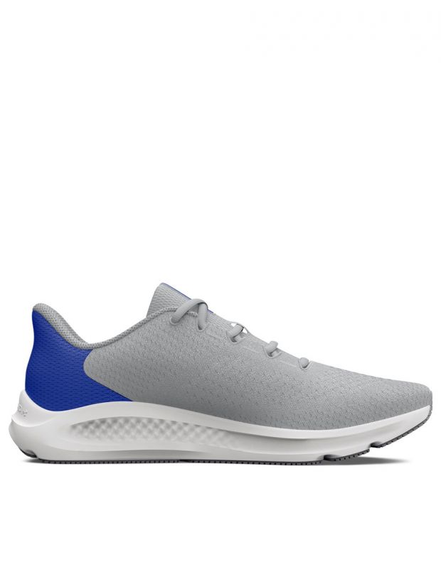 UNDER ARMOUR Charged Pursuit 3 Big Logo Running Shoes Grey/Blue - 3026518-102 - 2