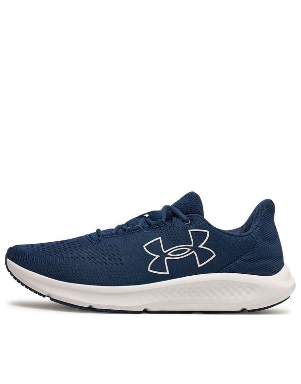 UNDER ARMOUR Charged Pursuit 3 Big Logo Running Shoes Navy - 3026518-400 - 1