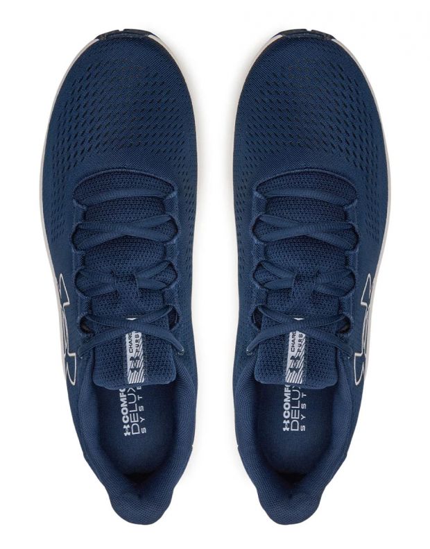 UNDER ARMOUR Charged Pursuit 3 Big Logo Running Shoes Navy - 3026518-400 - 5