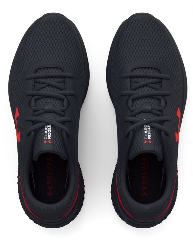 UNDER ARMOUR Charged Rogue 3 Shoes Black/Red - 3024877-001 - 4