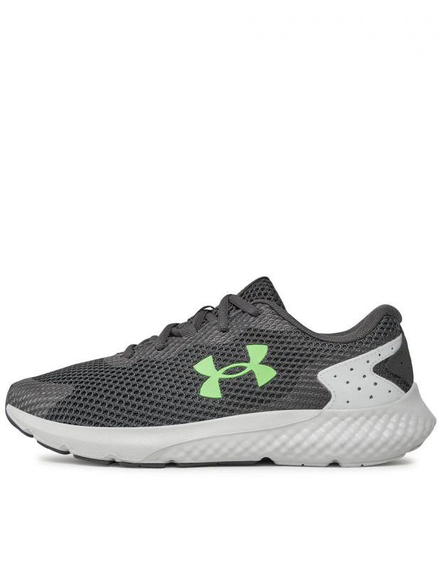 UNDER ARMOUR Charged Rogue 3 Shoes Grey/Green - 3024877-105 - 1