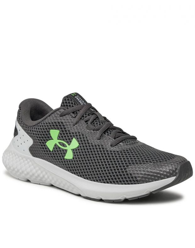 UNDER ARMOUR Charged Rogue 3 Shoes Grey/Green - 3024877-105 - 3