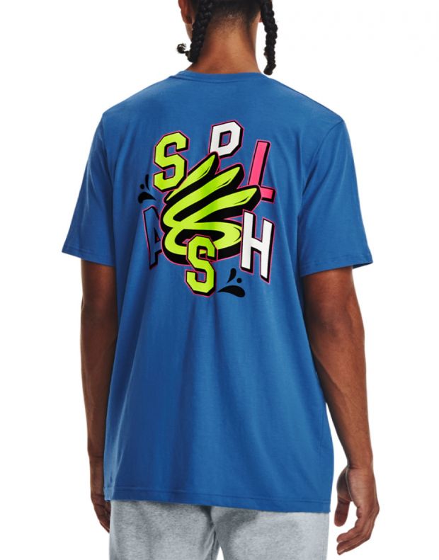 UNDER ARMOUR x Curry Splash Party Tee Blue - 1376803-481 - 2