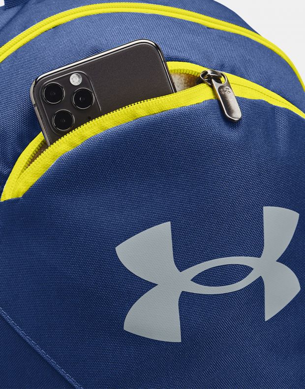 UNDER ARMOUR Hustle Lite Backpack Blue/Yellow - 1364180-471 - 4