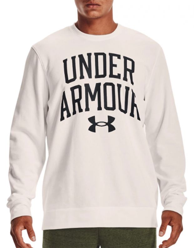 UNDER ARMOUR Rival Terry Crew White - 1361561-112 - 1