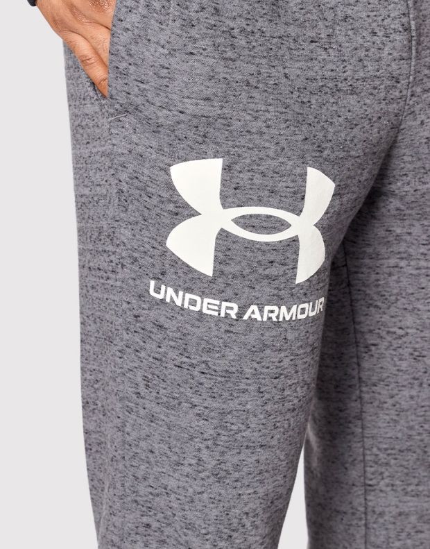 UNDER ARMOUR Rival Terry Pants Grey - 1361644-012 - 3