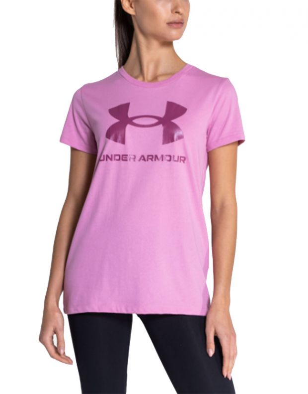 UNDER ARMOUR Sportstyle Graphic Tee Pink - 1356305-680 - 1