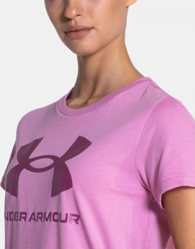 UNDER ARMOUR Sportstyle Graphic Tee Pink - 1356305-680 - 3