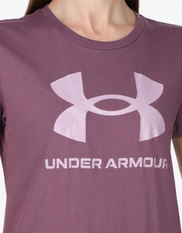 UNDER ARMOUR Sportstyle Graphic Tee Purple - 1356305-554 - 4