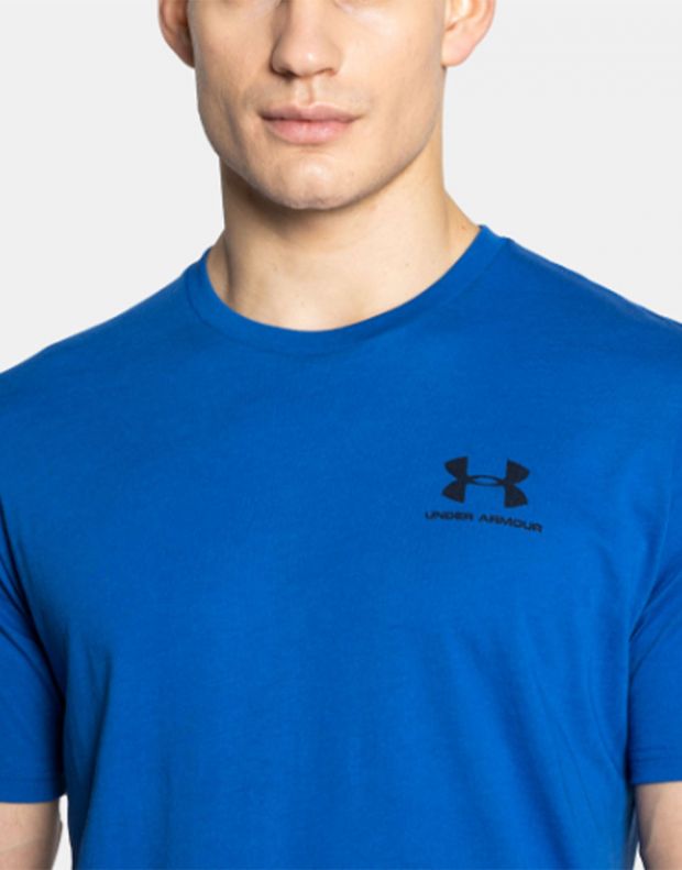 UNDER ARMOUR Sportstyle Left Chest Ss Tee Blue - 1326799-432 - 3
