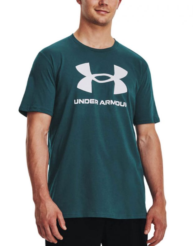 UNDER ARMOUR Sportstyle Logo Tee Dark Turquoise - 1370862-716 - 1