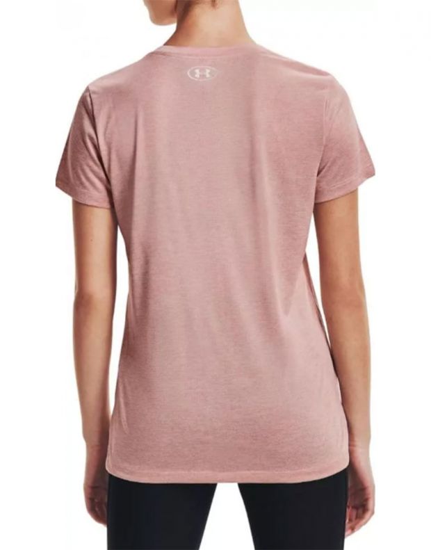 UNDER ARMOUR Tech V-Neck Tee Pink - 1258568-685 - 2
