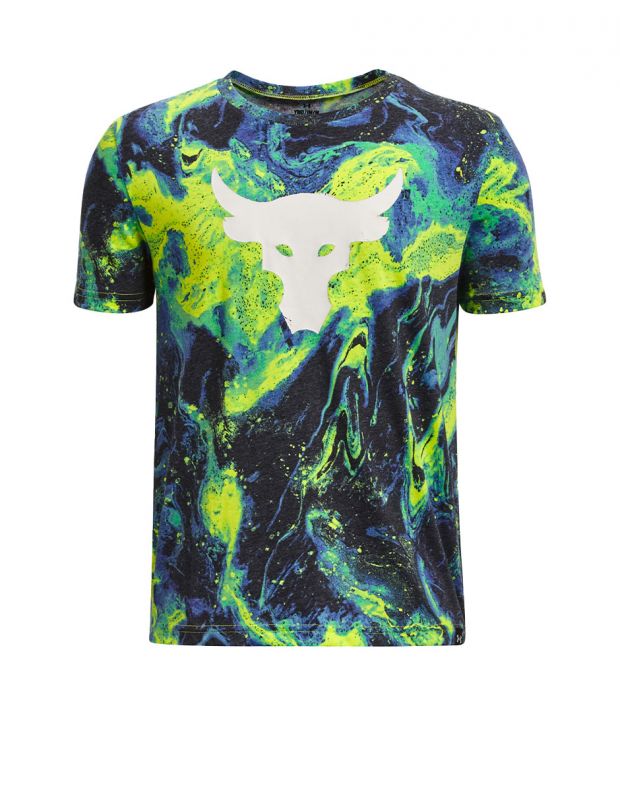 UNDER ARMOUR x Project Rock Marble All Over Print Tee Multicolor - 1380070-738 - 1