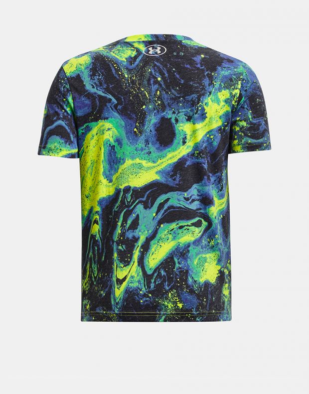 UNDER ARMOUR x Project Rock Marble All Over Print Tee Multicolor - 1380070-738 - 2