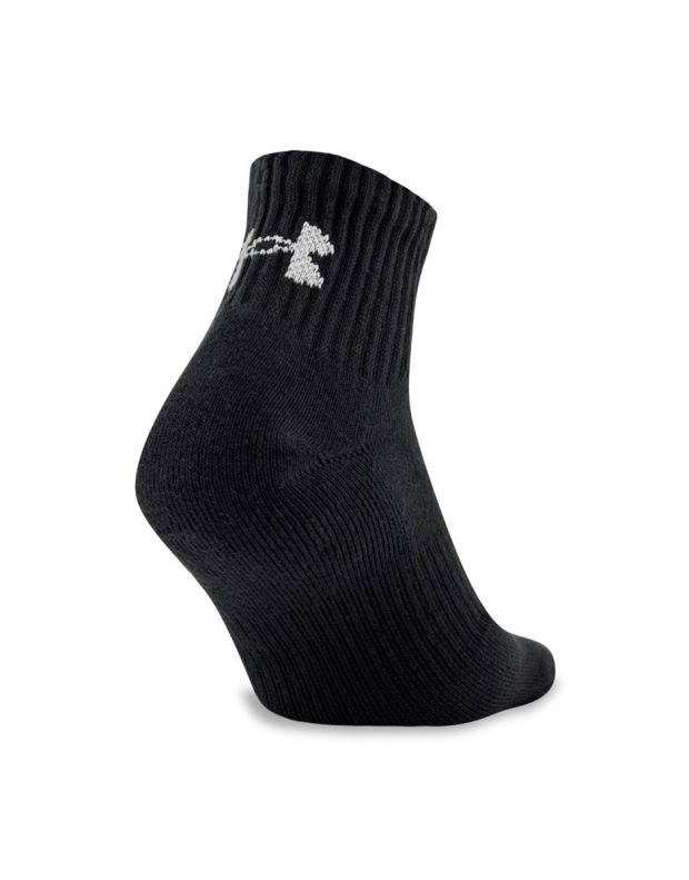 UNDER ARMOUR 6-pack Charged Cotton 2.0 Socks Black - 1312476-001 - 3