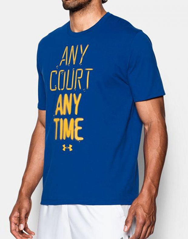 UNDER ARMOUR Any Court Any Time Tee Navy - 1298352-400 - 3