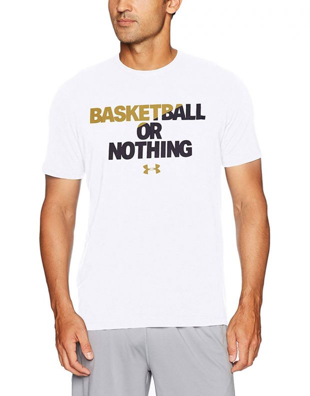 UNDER ARMOUR BBall or Nothing Tee - 1298351-100 - 1