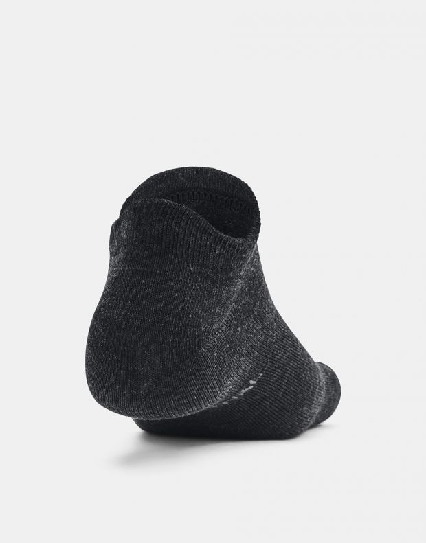 UNDER ARMOUR 3-pack Essential No Show Socks Black - 1361459-002 - 3