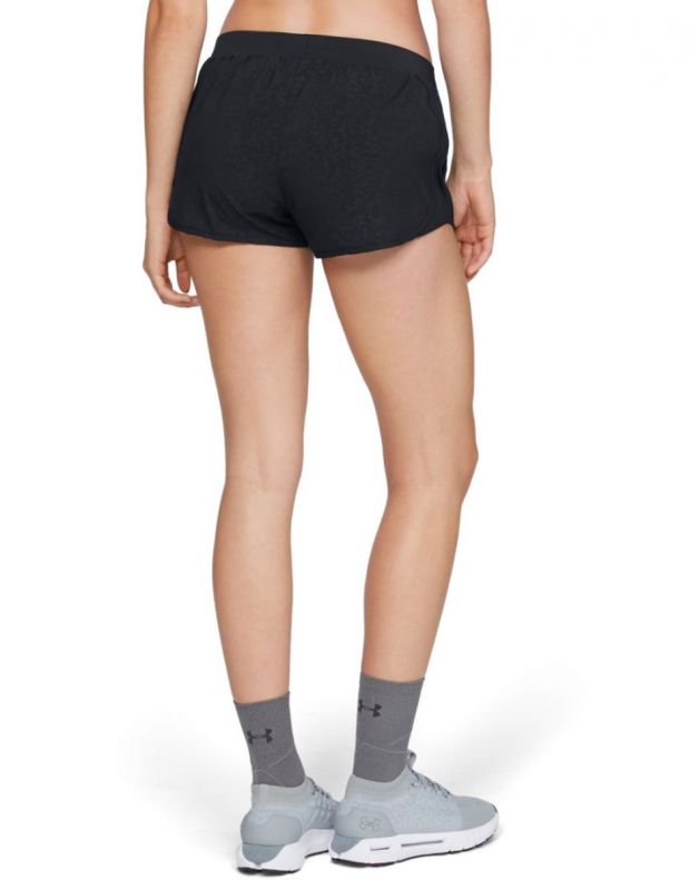 UNDER ARMOUR Fly by Embossed Mini Short Black - 1317292-001 - 2