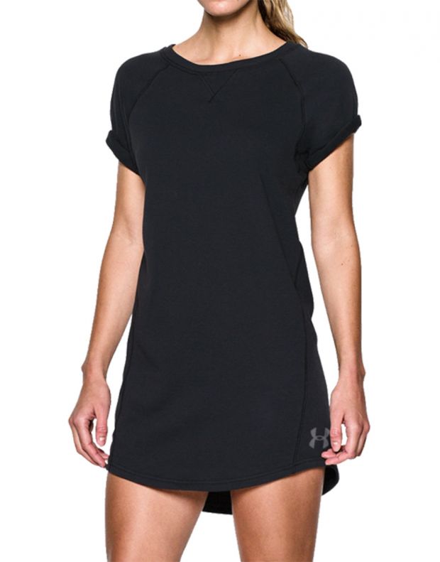 UNDER ARMOUR French Teryy Dress Black - 1277212-001 - 1