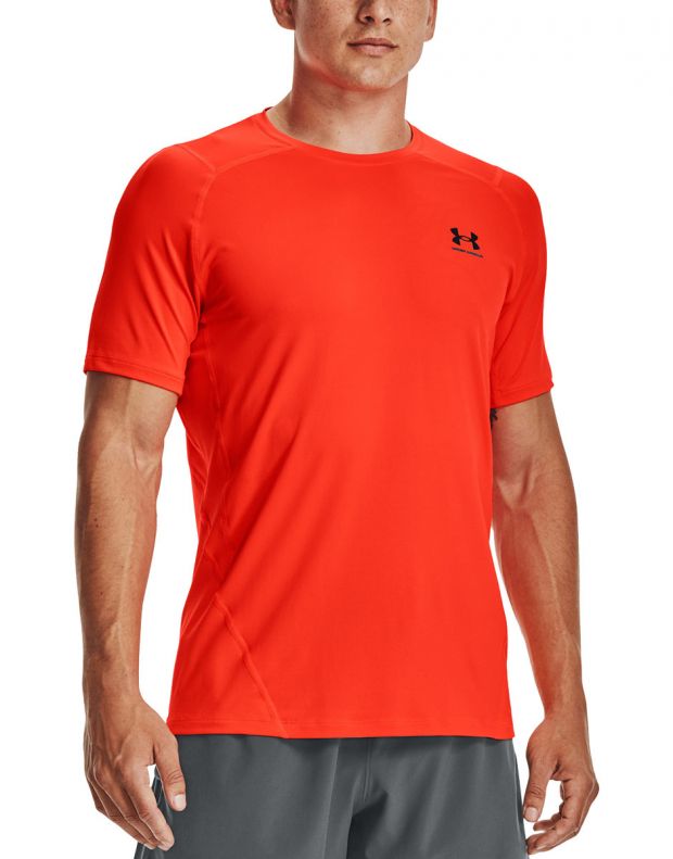 UNDER ARMOUR HG Armour Fitted SS Tee Red - 1361683-296 - 1
