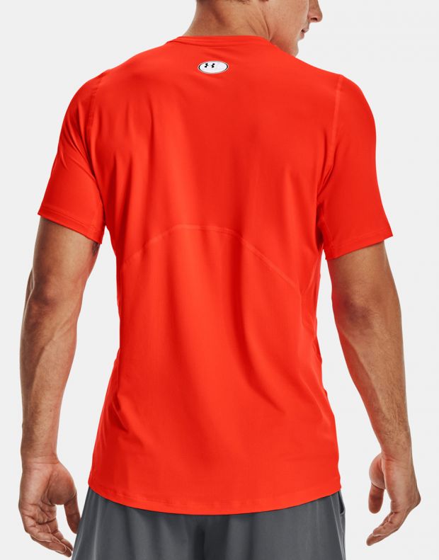 UNDER ARMOUR HG Armour Fitted SS Tee Red - 1361683-296 - 2