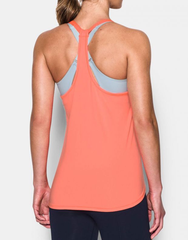 UNDER ARMOUR HeatGear Coolswitch Womens Running Tank Top Pink - 1294067-404 - 2