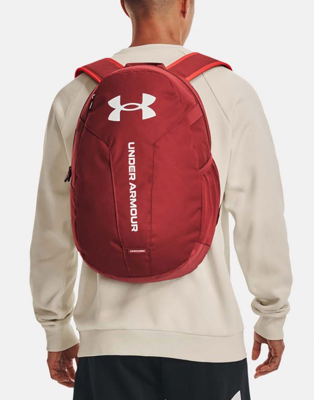 UNDER ARMOUR Hustle Lite Backpack Red - 1364180-610 - 6