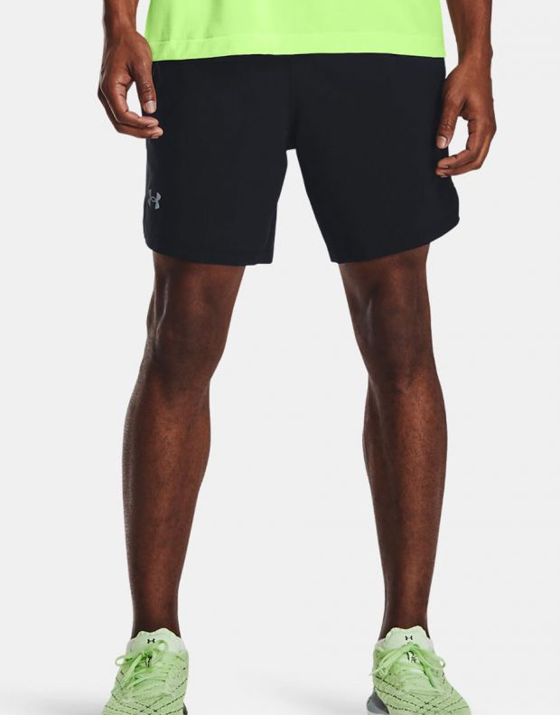 UNDER ARMOUR Launch SW 7 2N1 Shorts Black - 1361497-001 - 3