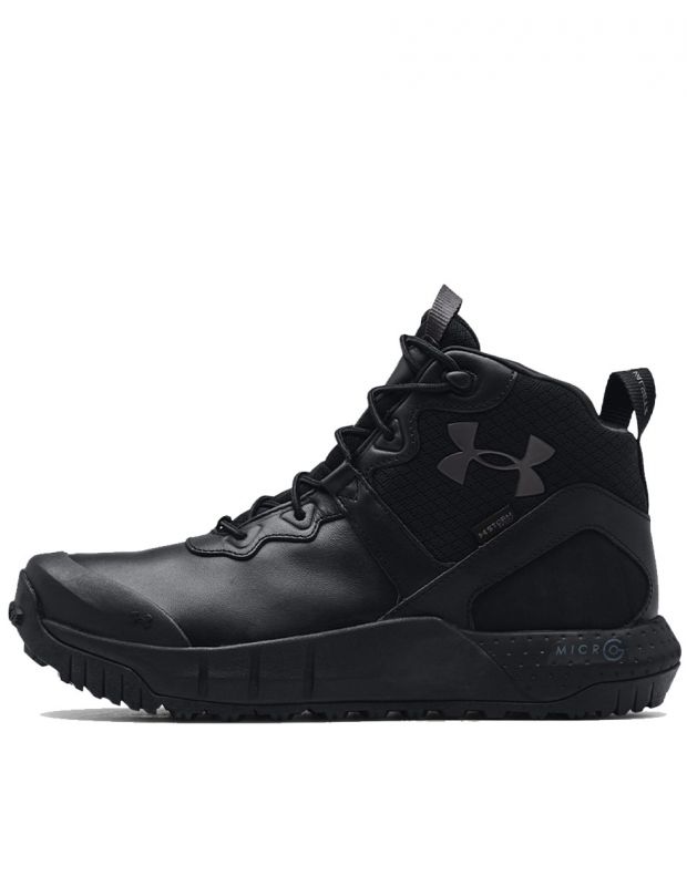 UNDER ARMOUR MicroG Valsetz Mid Leather Waterproof Tactical Boots - 3024334-001 - 1