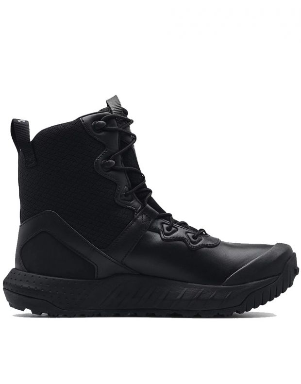 UNDER ARMOUR MicroG Valsetz Leather Waterproof Tactical Boots Black - 3024266-001 - 2