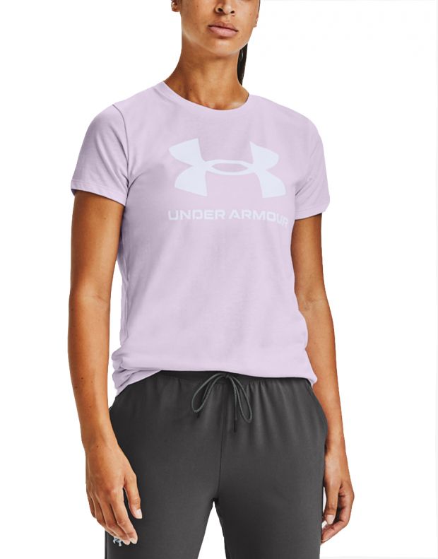 UNDER ARMOUR Live Sportstyle Graphic Tee Lilac - 1356305-570 - 1