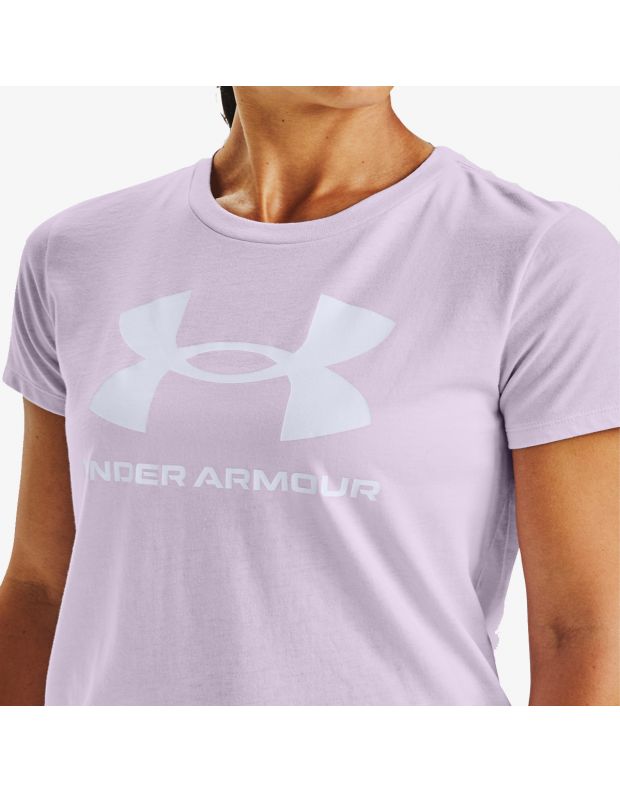 UNDER ARMOUR Live Sportstyle Graphic Tee Lilac - 1356305-570 - 3