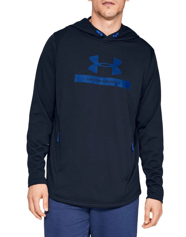 UNDER ARMOUR Men's MK1 Terry Graphic Hoodie Blue - 1320666-408 - 1
