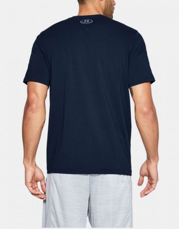 UNDER ARMOUR Never Out Worked Tee Navy - 1310964-408 - 2