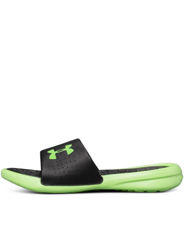 UNDER ARMOUR Playmaker Fixed Strap Slides Green - 3000065-002 - 1