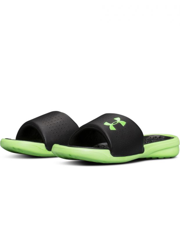 UNDER ARMOUR Playmaker Fixed Strap Slides Green - 3000065-002 - 4