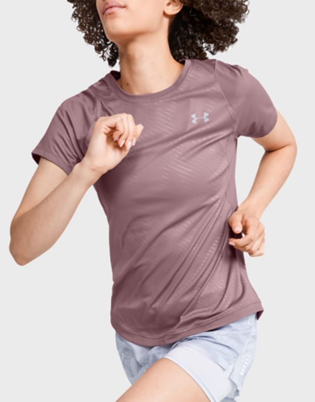 UNDER ARMOUR Qlifier Iso-Chill SS Tee Pink - 1350179-662 - 3