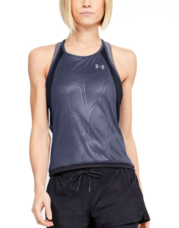 UNDER ARMOUR Qualifier Iso-Chill Tank Blue - 1350180-497 - 1