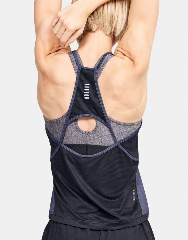 UNDER ARMOUR Qualifier Iso-Chill Tank Blue - 1350180-497 - 2