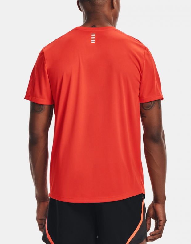 UNDER ARMOUR Run Graphic Print Fill SS Tee Red - 1365696-860 - 2