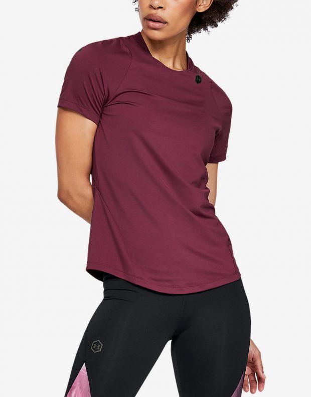 UNDER ARMOUR Rush SS Tee Red - 1332468-569 - 3