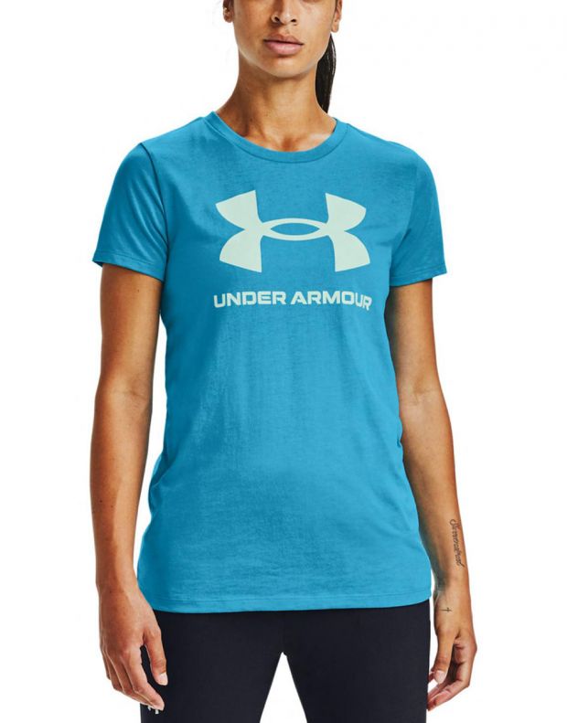 UNDER ARMOUR Sportstyle Graphic Tee Blue - 1356305-431 - 1