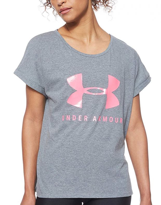 UNDER ARMOUR Sportstyle Graphic Tee Grey - 1347436-012 - 1